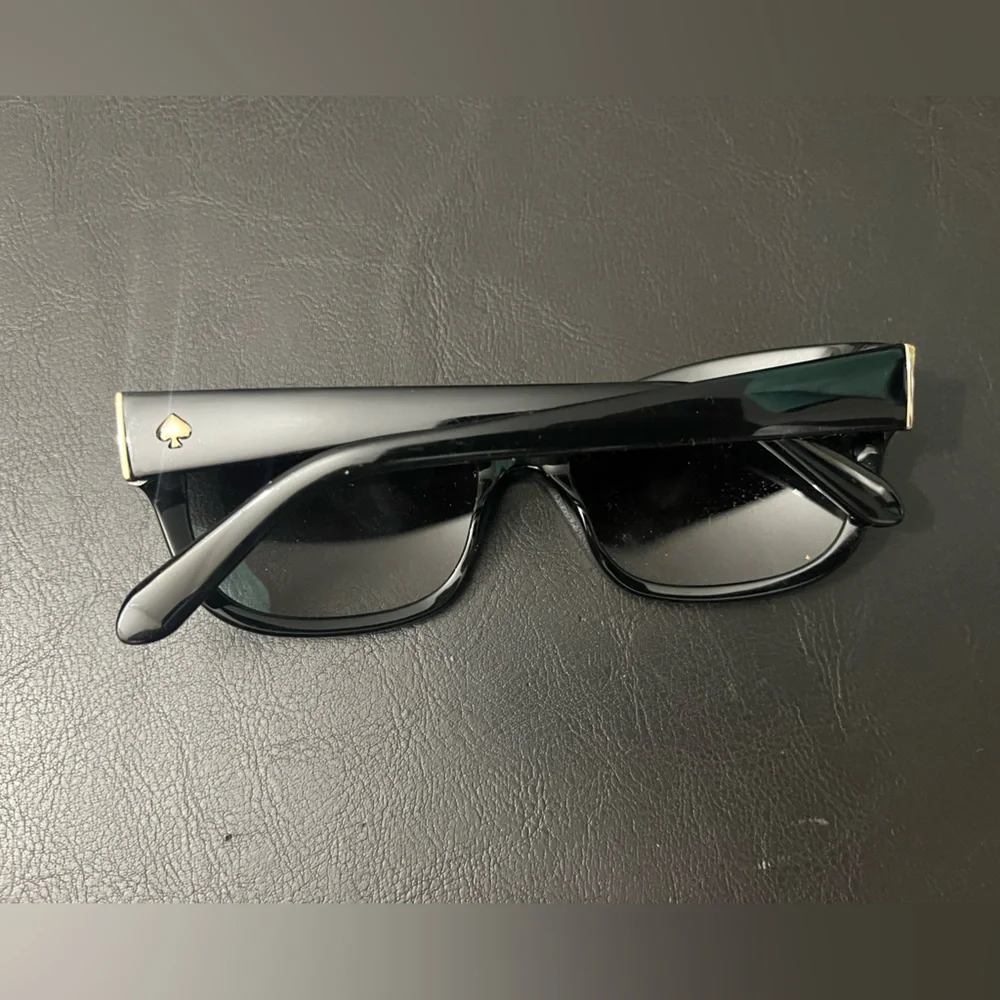 Kate spade black and gold sunglasses - Picture 2 of 7